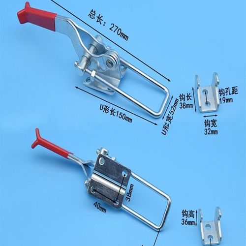 台湾嘉刚嘉手门闩式快速夹具CH/GH-40323 431 40341SS 肘夹压钳