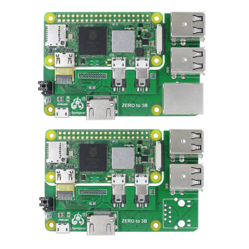 树莓派Zero USB HUB扩展板 Raspberry Pi Zerow/2W网口转接板模块