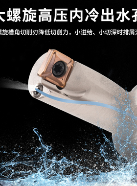 单刃钻多功能TCAP小直径快速钻u钻车床刀杆深孔喷水暴力钻孔钻头