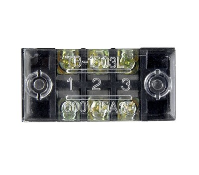 TB-1503 接线端子排 接线板15A 3位固定式接线盒