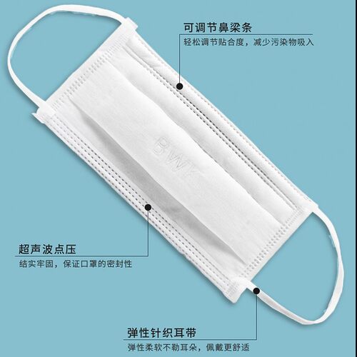 纱布口罩保为康3003熔喷布防工业粉尘劳保可水洗防尘透气独立装