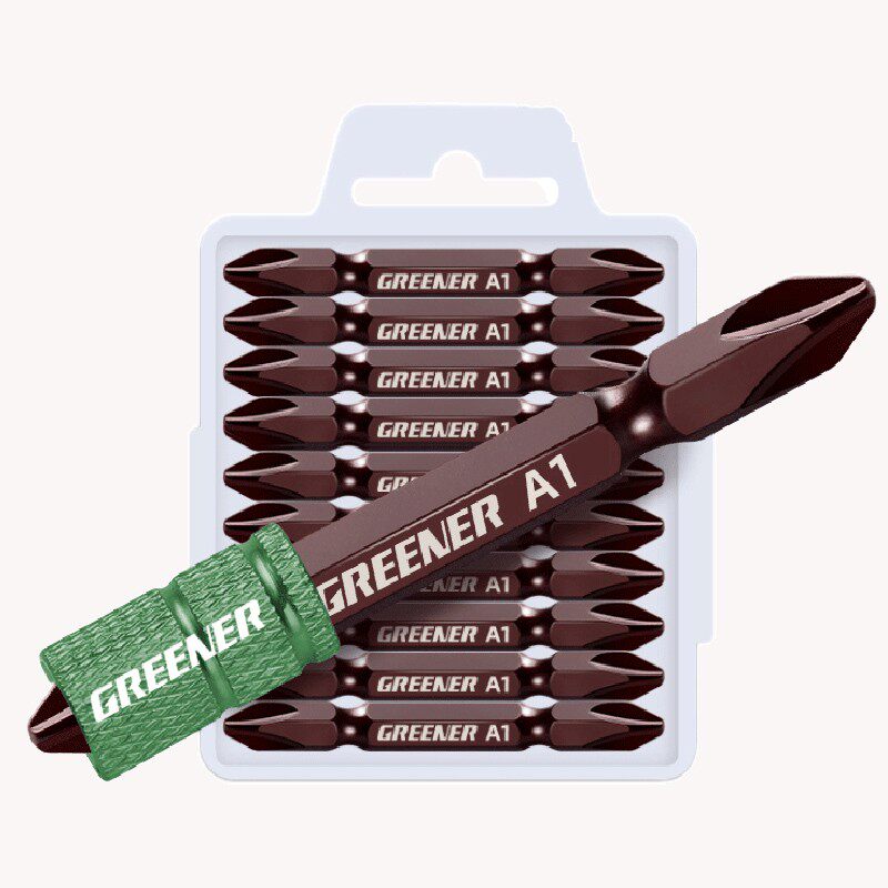 绿林风批头十字批头电动手电钻螺丝刀超硬特级起子高硬度强磁防滑