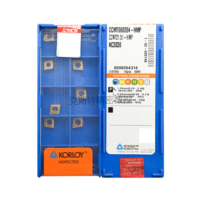 正品克洛伊数控刀片 CCMT060204-HMP NC3030 加工钢件