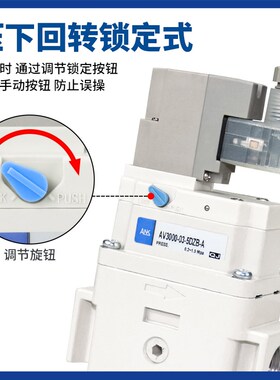 SMC型缓慢气动阀AV2000-02/AV3000-03-5DZB/AV4000-04-5GZB软启动