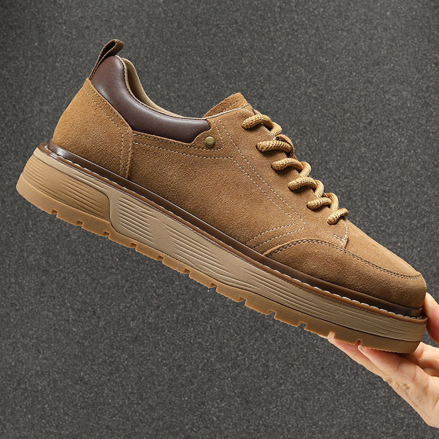 2025秋冬新款真皮复古时尚休闲鞋
