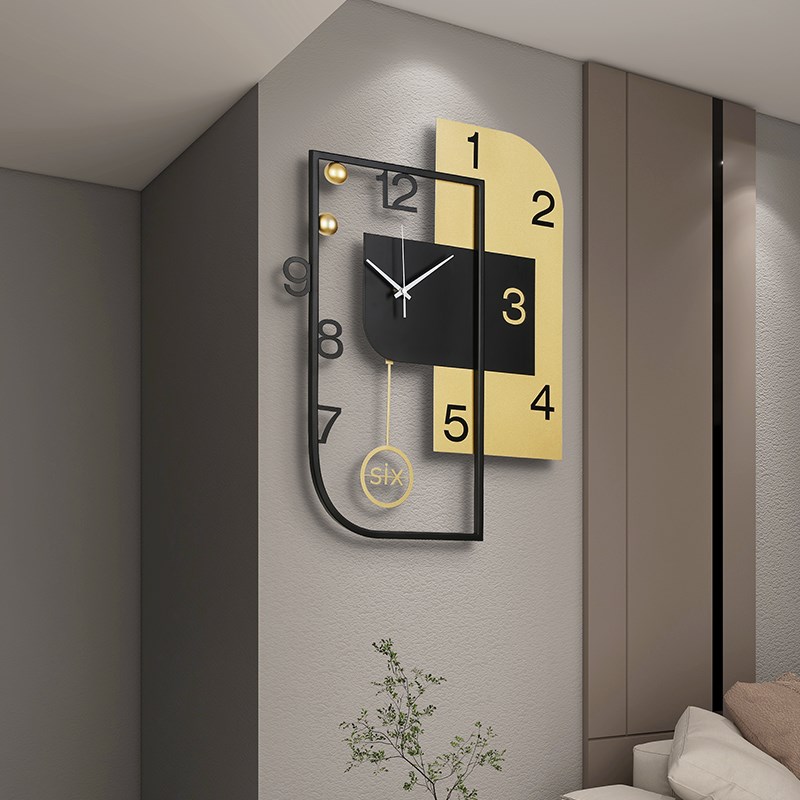 挂钟客厅时尚g现代简约钟表创意免打孔2025新款家用装饰挂墙石英