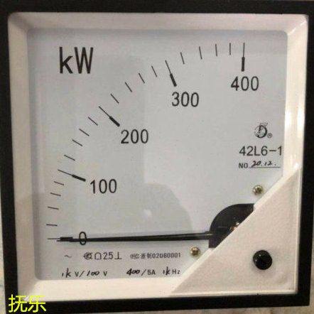 中频功率表 42L6-1 400KW 1K/100V 400/5A 1KHZ 42L6-KW GB/T7676