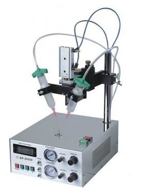 SP-300D双头圆形点胶机装置.圆形点胶机.画圆点胶机 点胶控制器