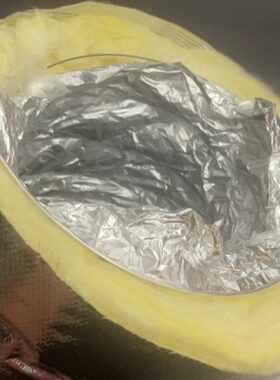 铝箔保温软管岩棉玻璃纤维中央空调专用通风管冷风管200mm8寸150