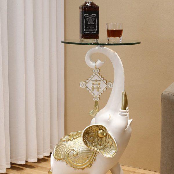 落地大象角几沙发旁边电视柜两边大型装饰摆件乔迁礼物大气装饰品,家居饰品,落地摆件,淘宝优惠券,粉丝福利购,淘宝优惠卷