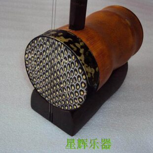 黑檀木烤竹筒圆筒二胡琴花鼓戏民族乐器花鼓大筒送盒子实物拍摄