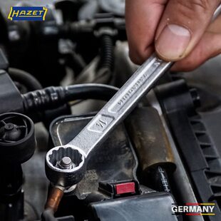 德国进口HAZET五金工具公制梅花开口两用扳手梅开扳手6mm-27mm