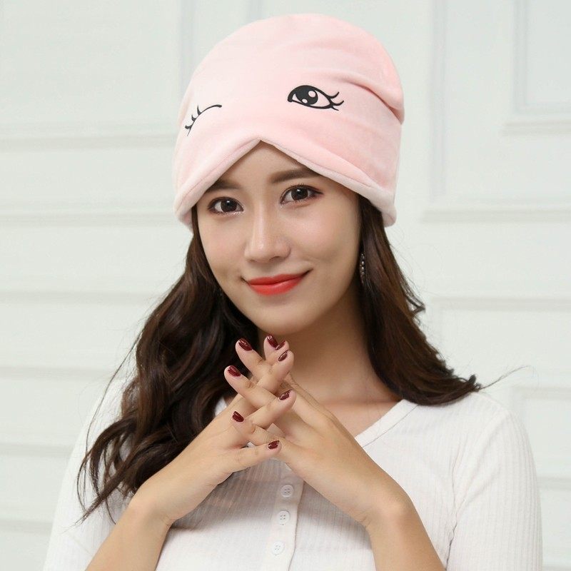 坐月子帽子冬季加厚产后产妇帽子秋冬防风保暖孕妇帽头巾12月份11