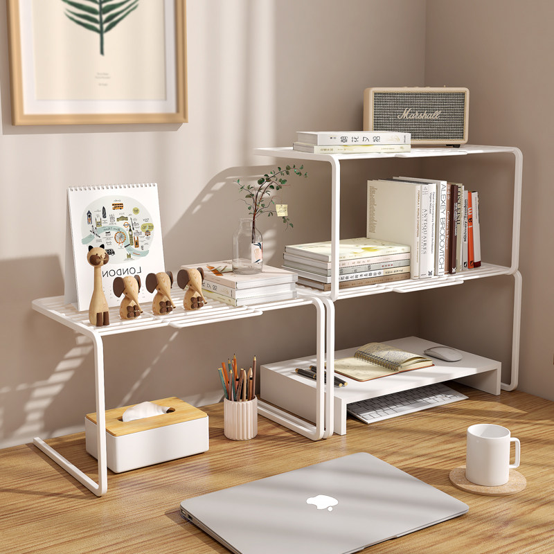 桌面置物架自由组合书架办公v室工位收纳层架桌上收纳柜办公桌整,住宅家具,书架,淘宝优惠券,粉丝福利购,淘宝优惠卷