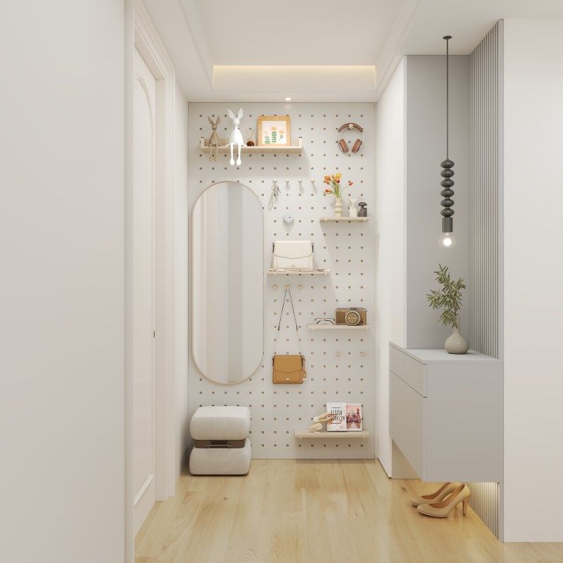 实木洞洞板穿衣镜置o物架配件定制免打孔墙面镜子挂衣架门后展示,住宅家具,搁板/置物架/家用陈列架,淘宝优惠券,粉丝福利购,淘宝优惠卷