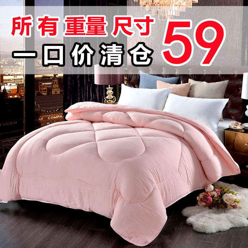 冬被保暖加厚太空被双人被子四季通用被H芯空调春秋棉被褥单人宿,床上用品,化纤被,淘宝优惠券,粉丝福利购,淘宝优惠卷