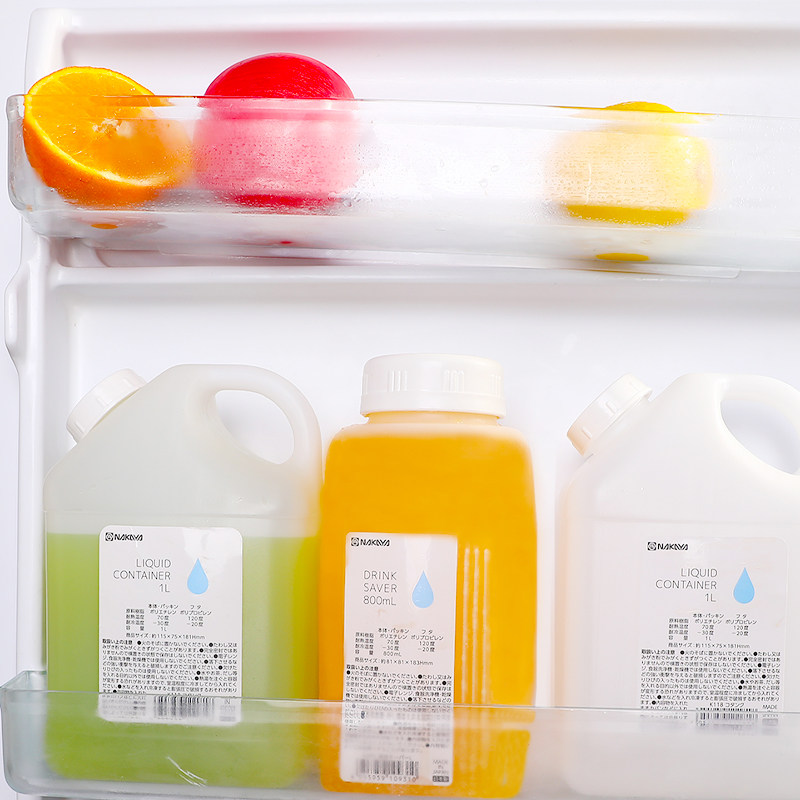 日本进口NAKAYA液体储存瓶冰箱冷水壶果汁饮料容器牛奶分装密封罐