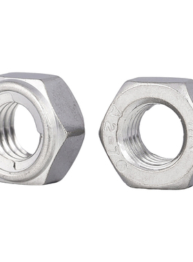 304不锈钢锁紧螺母金属垫自锁防松止退螺丝帽M20M24M27M30M3-56