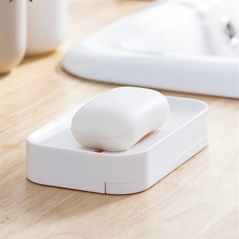 新疆包邮浴室卫生间创意简约免打孔吸盘壁挂沥水放香皂肥皂盒架子