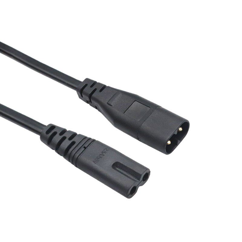 C7转C8八字尾延长线两孔8字公母索尼游戏机PS4 Pro电源线延长线