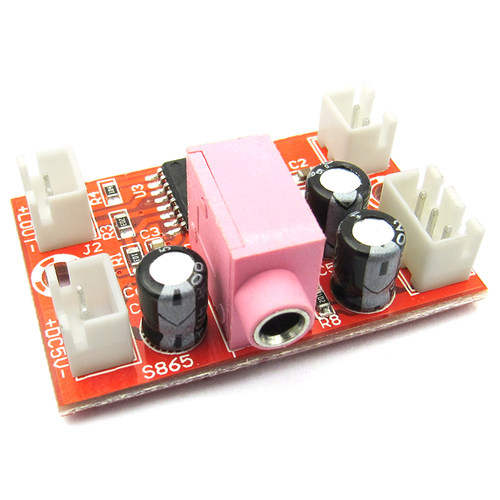 LM4863发烧5V迷你功放板3+3W双声道diy hifi功放模块充电器供电
