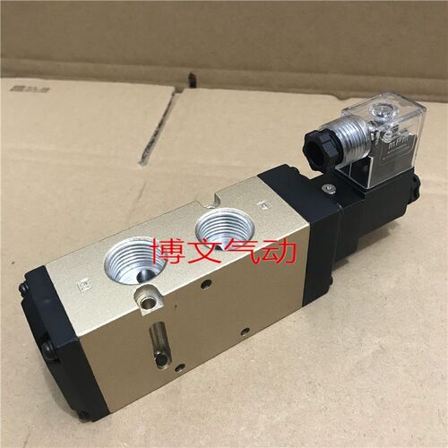 电磁阀QVF5120 6120 5220二位五通AC220V DC24V换向阀