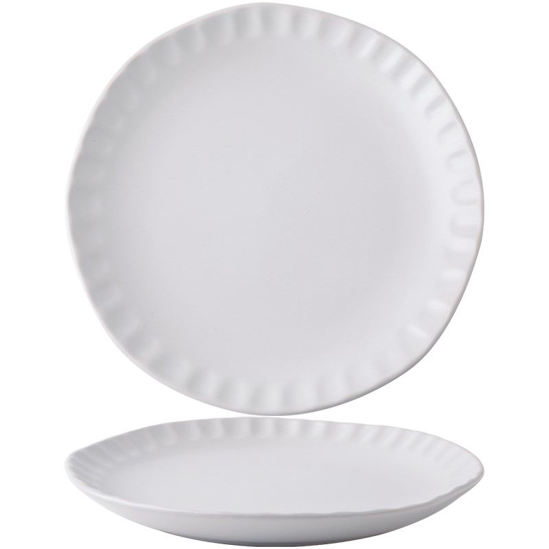 芦苇小众贝壳纹8英寸浮雕陶瓷早餐盘子不规则西餐盘牛排摆盘,搬运/仓储/物流设备,其他起重搬运设备,淘宝优惠券,粉丝福利购,淘宝优惠卷