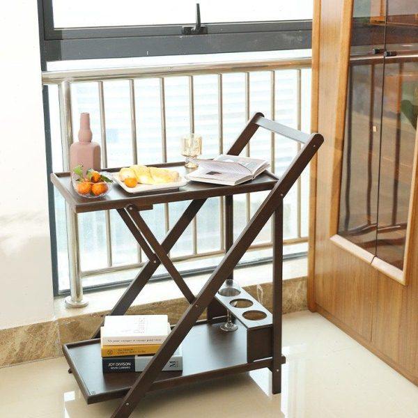 实木餐车小推车移动茶水送餐车餐厅家用厨房手推车收纳餐具置物架