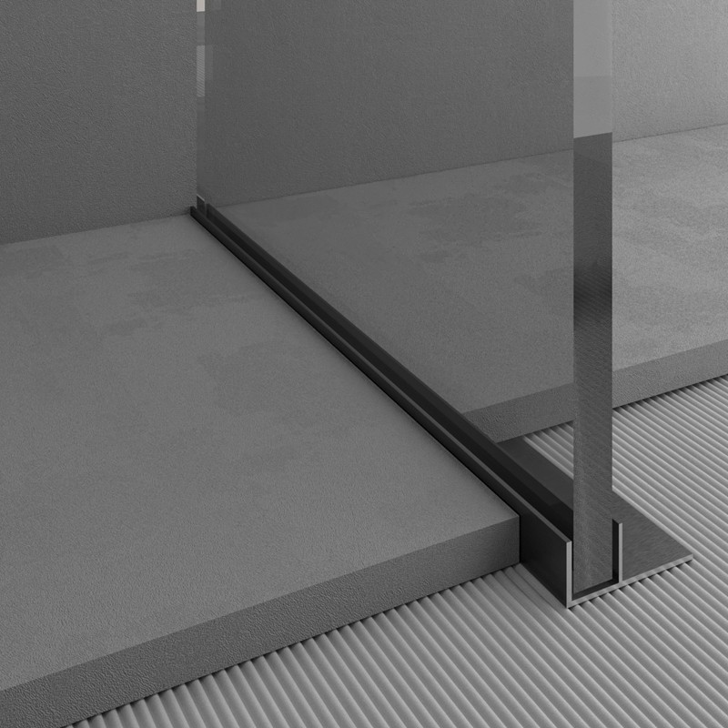 持雍收边条吊顶装饰玻璃封边包边浴室隔断收口地板压条.铝合金属