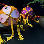 8cm广西绣球特色纯手工民族艺品三月三手工绣球爱情信物