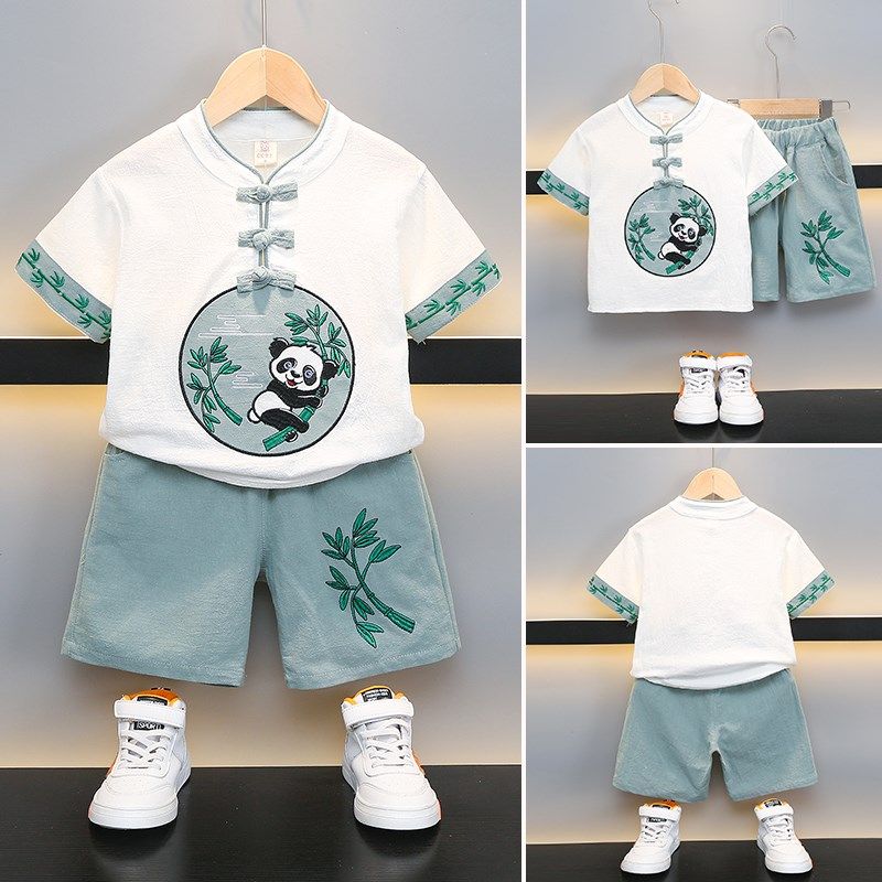 汉服男童唐装儿童中国风套装2024新款周岁礼服宝宝春秋款衣服男孩,童装/婴儿装/亲子装,汉服,淘宝优惠券,粉丝福利购,淘宝优惠卷