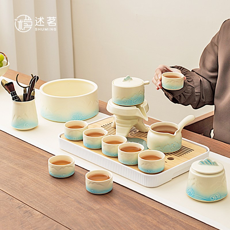 茶具套装家用f轻奢高档懒人自动防烫泡茶神器功夫茶壶茶杯2025新