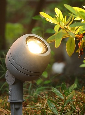 照树灯景观射灯花园别墅LEDx植物投光射灯户外园林庭院插地草坪灯