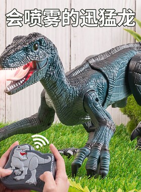 遥控恐龙玩具男孩电动会走3到6儿童生日礼物男童1Q0岁以上1十8至1