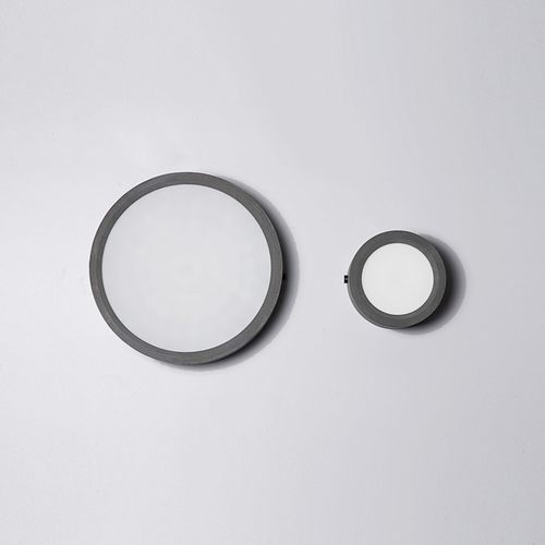 创意工业风水泥吸顶灯简约现代走廊过道阳台卧室灯店铺工程装饰灯