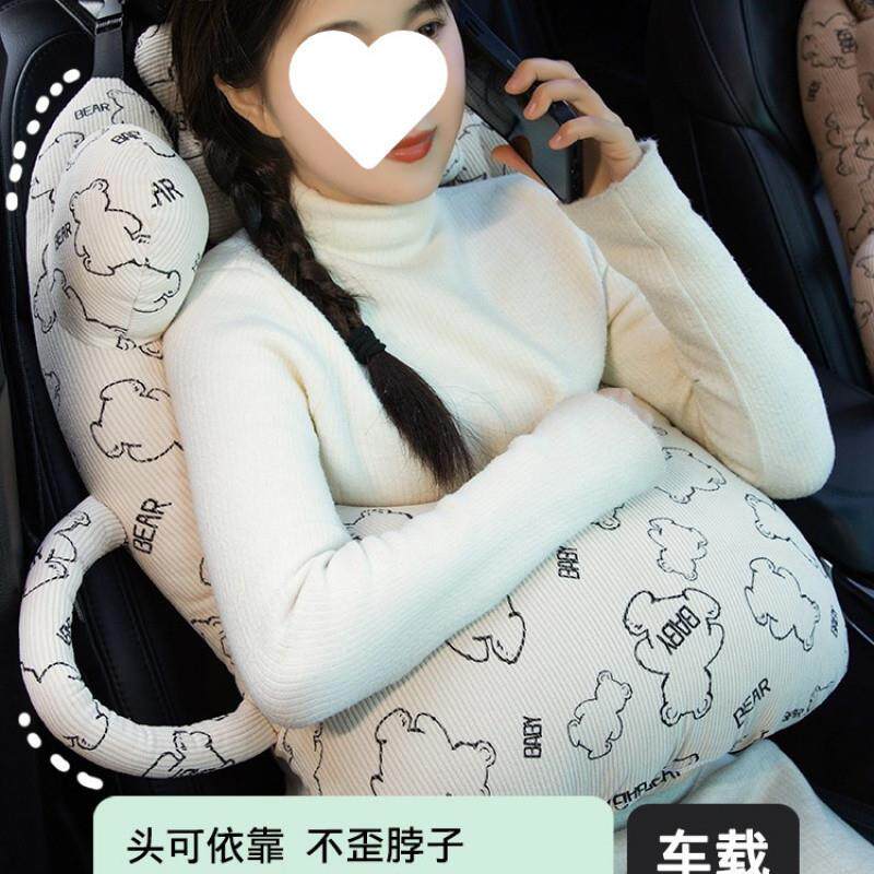 S8H车载抱枕儿童车排长途坐睡车觉车内Pe7Q5GWJ睡枕汽护颈后枕头