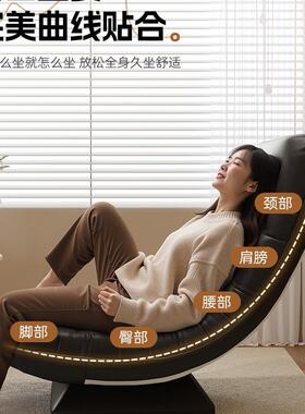 月亮台椅懒人沙发榜可可躺可旋新款阳休YPN闲单人懒转人椅窝窝睡