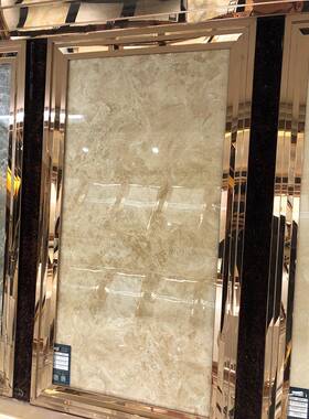 黄色瓷612101砖板通x体大理瓷砖6001200抛釉砖客厅卧室石地砖卡布