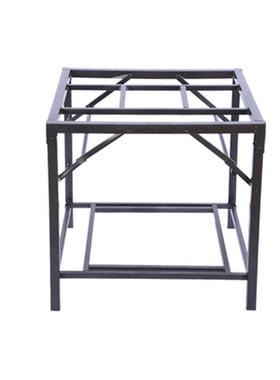 烤火架子可桌折叠桌架子用取家娱暖正方形镀锌钢RSX四方餐桌乐休闲