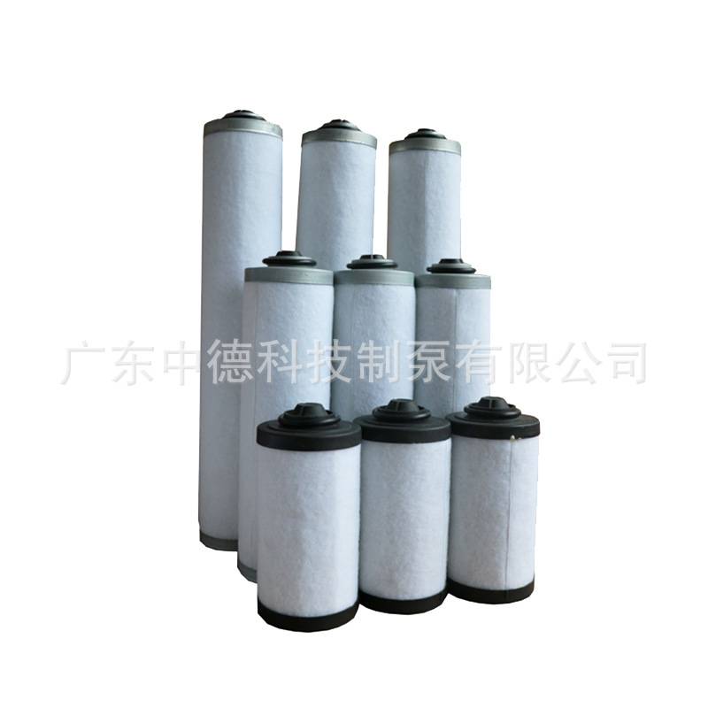 旋片式真空泵配件进气排气滤芯过滤器真空泵油雾分离器滤清器