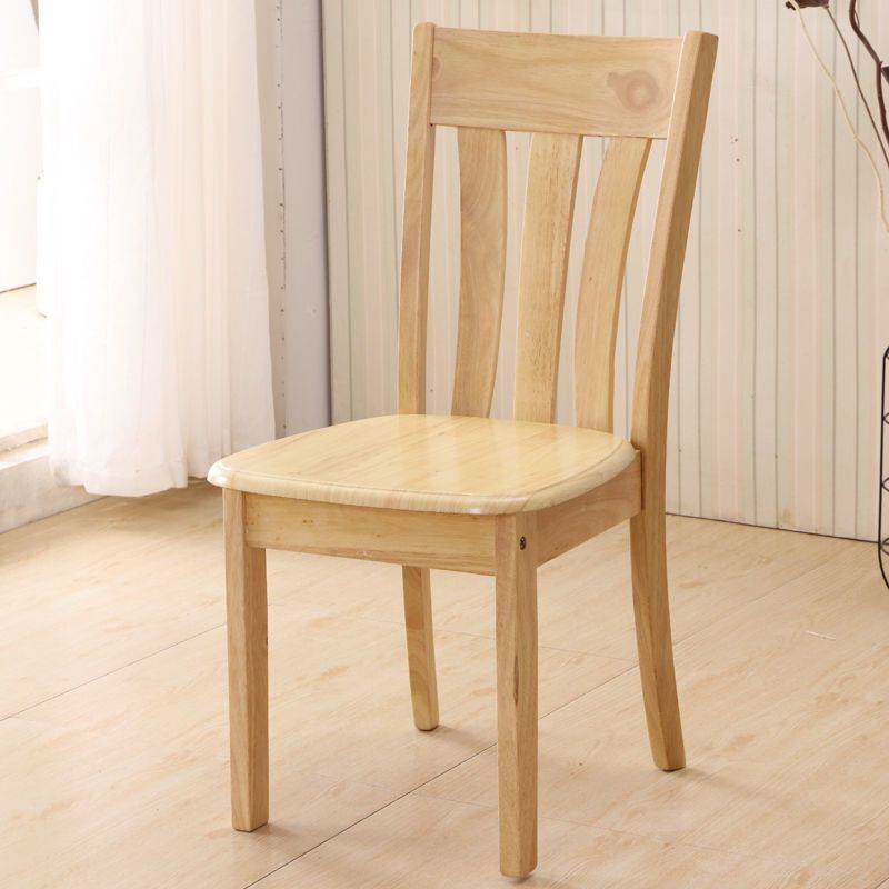 靠背椅子会议白色成人全实木木质凳子实木餐椅家用酒店餐厅餐桌椅