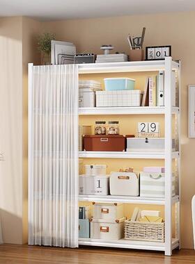 家用货架置架物多层书落阳台收纳架IHM洞洞板架一体靠墙储物铁架