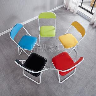 L7叠折子简约家用靠GMP背椅成人矮椅写小凳子宿舍椅学生作电椅脑