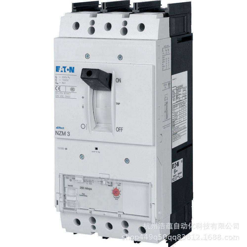 德国穆勒moeller-伊顿EATON塑壳断路器固定式3极-NZMH4-VE800-AS