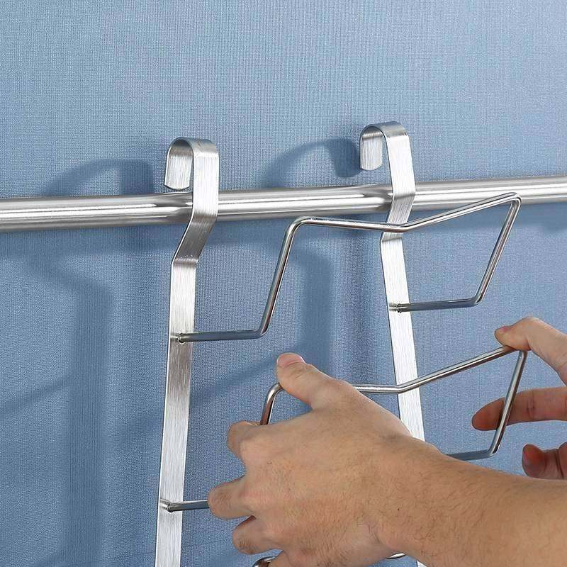 锈钢免打孔厨房置物壁挂沥架水碗架折叠碗挂ltao1019碟架收纳不厨