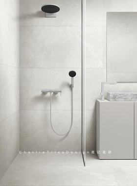 现代简哑约米灰色石纹瓷砖生间厨房客厅墙砖理厨房地砖光卫防SAND