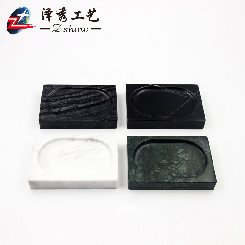 简约创意大理石皂碟家用香皂盒高档浴室肥皂盒酒店软装摆件新款