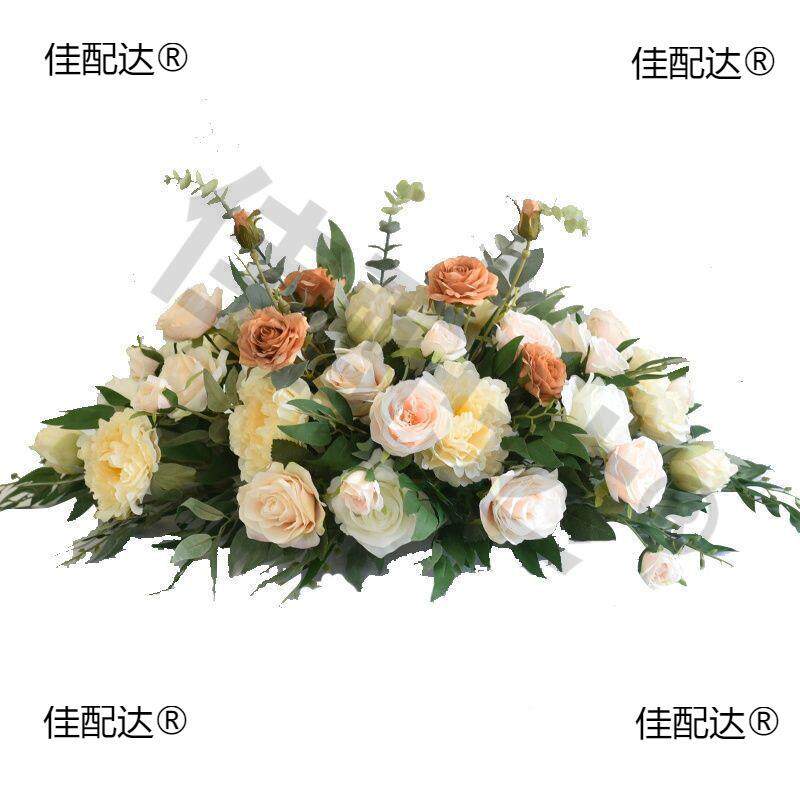 会议桌花长B3Z4DHpy桌摆仿真电花商务活动签花到台视柜茶几饰台花