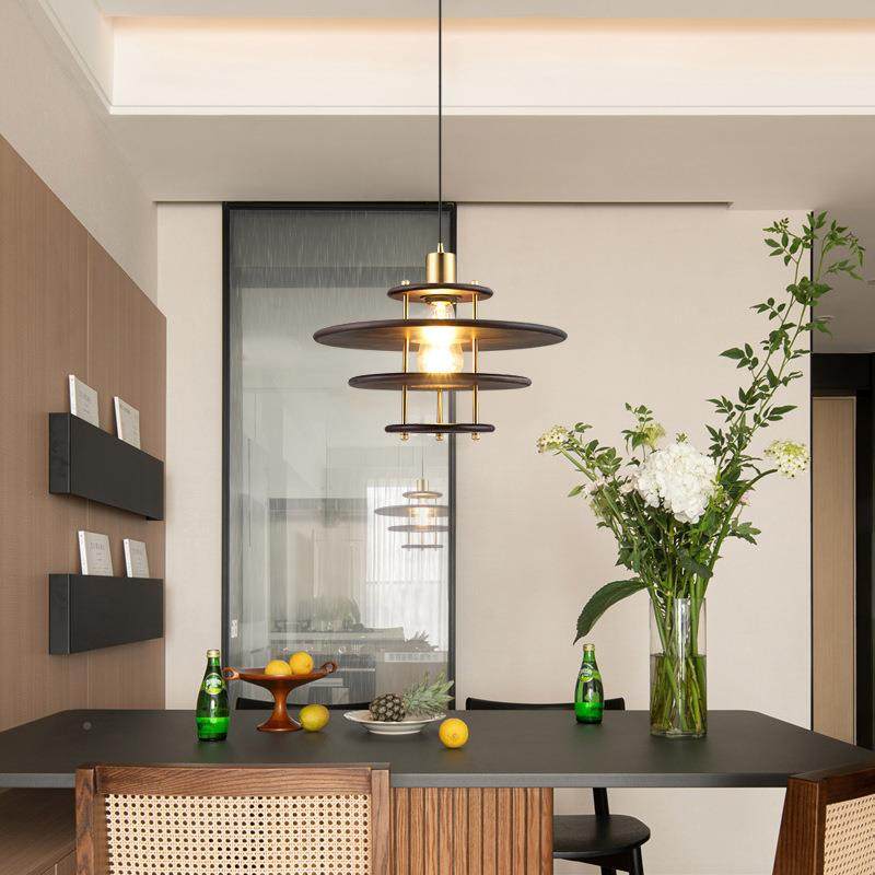 中风实木碟餐厅PH5吊古灯胡桃903木复古台餐飞桌民宿茶室吊线灯吧,家装灯饰光源,智能吊灯,淘宝优惠券,粉丝福利购,淘宝优惠卷