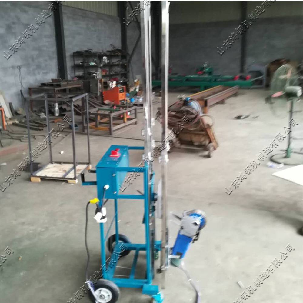 建筑工程墙面开槽机 小型混凝土墙体挖槽机 升降式水泥墙壁切槽机